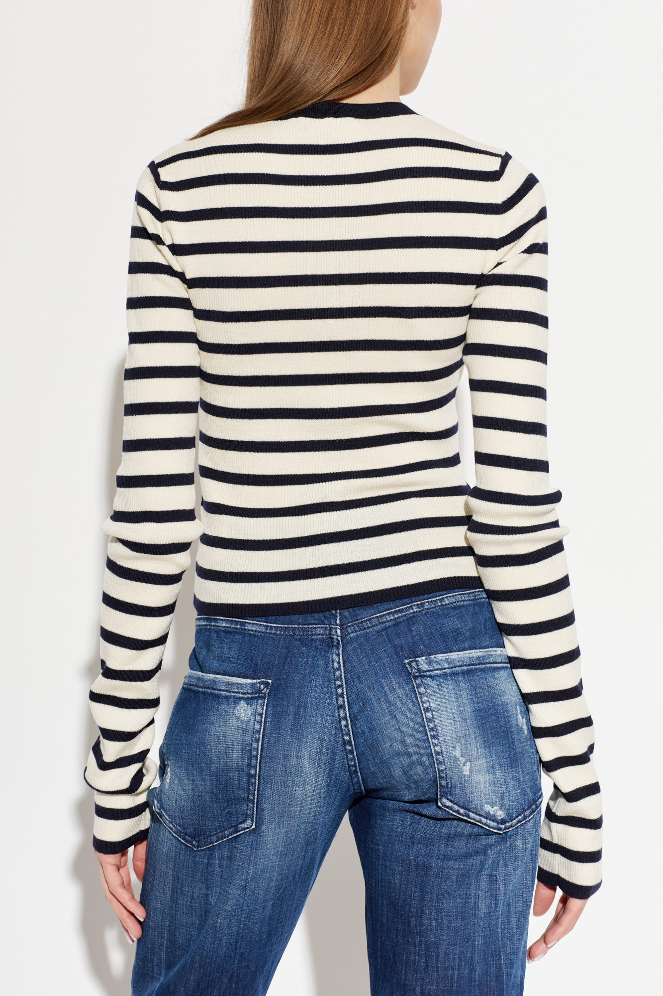 Dsquared2 Wool sweater with striped pattern | Women's | Vitkac